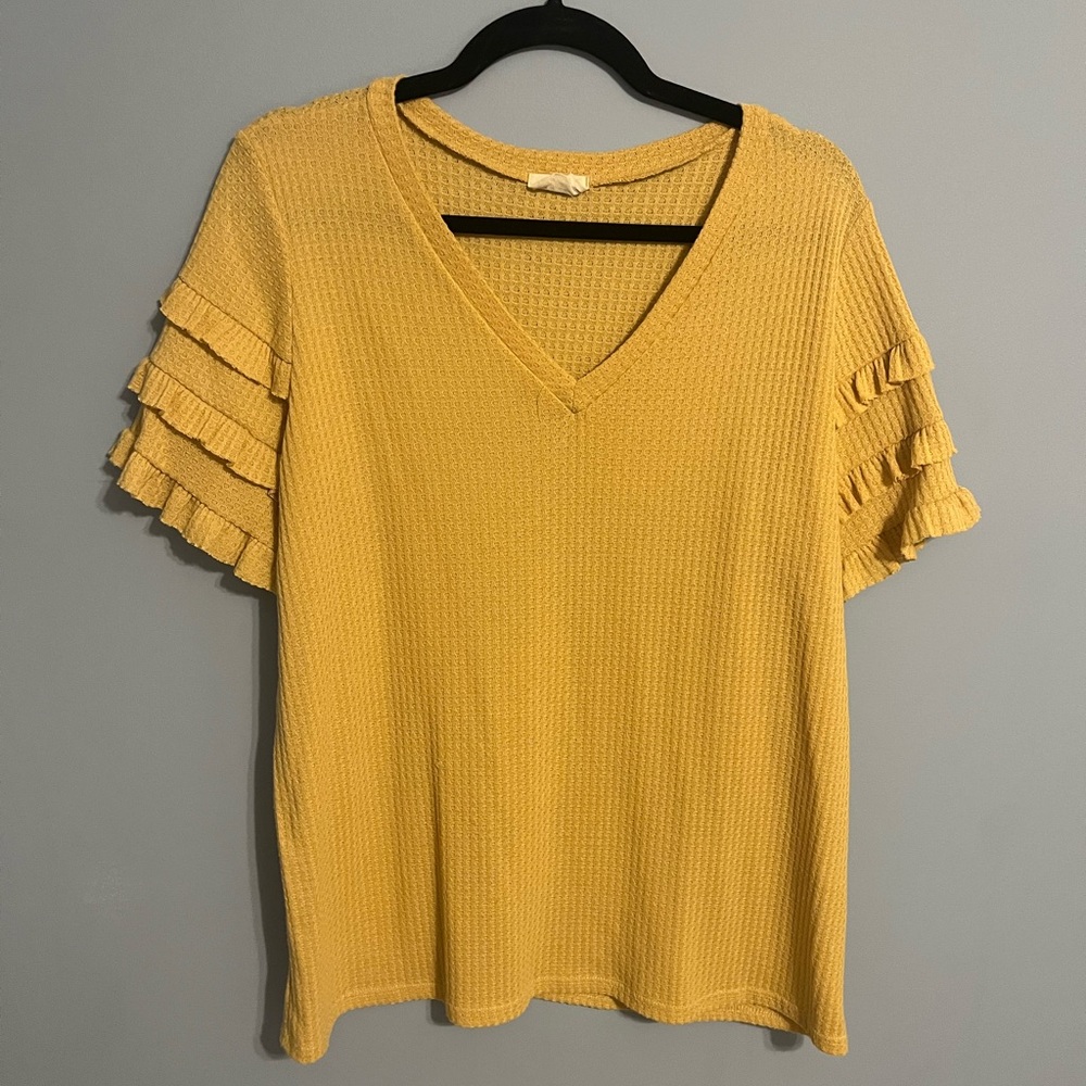 Boutique Yellow Top